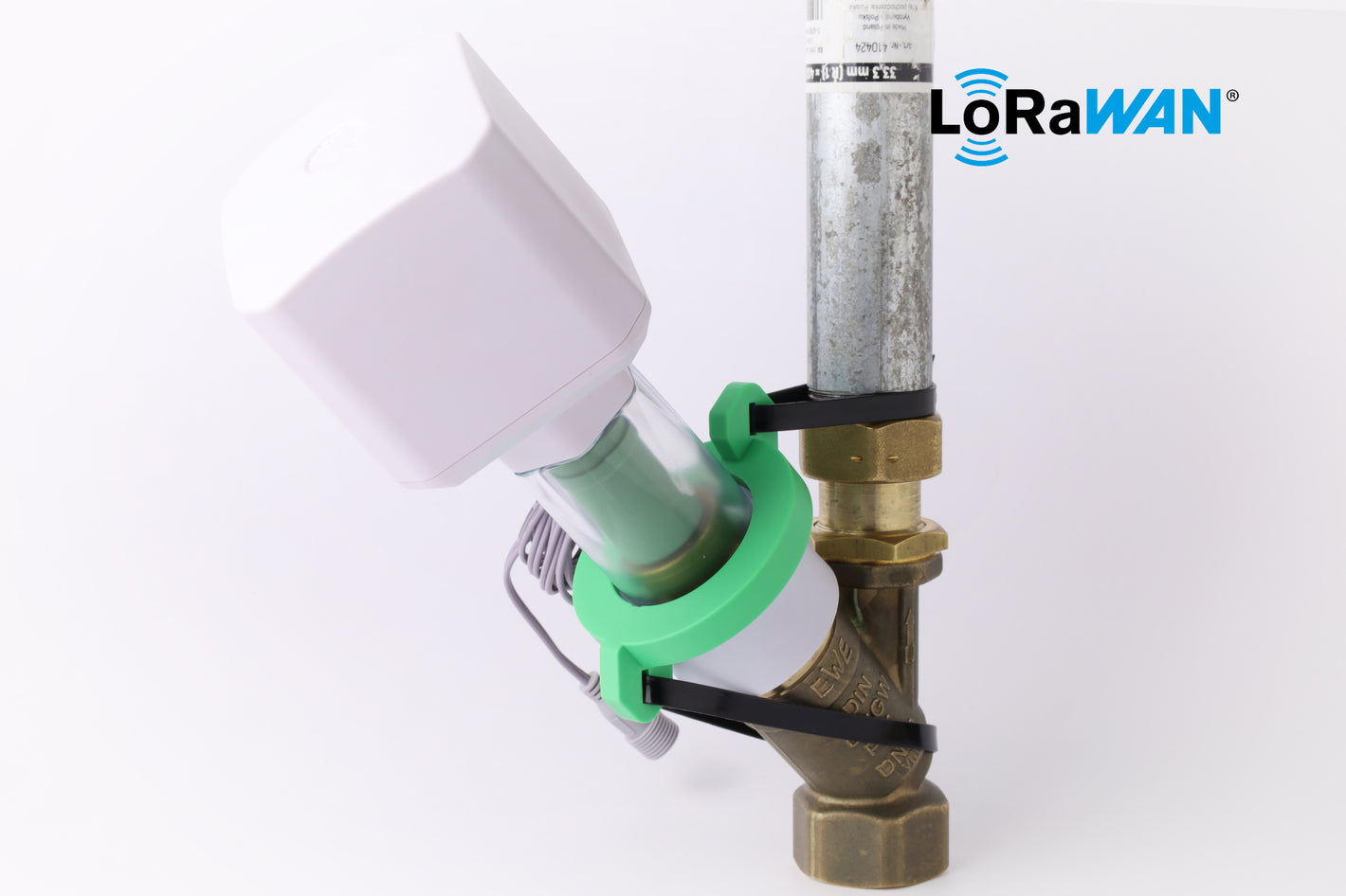 Nachrüstbarer Motor für Schrägsitz-/ KFR Ventil (LoRaWAN)